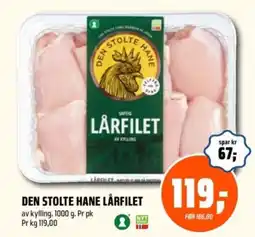 Coop Obs Den stolte hane lårfilet tilbud