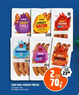 Coop Obs Coop grill perfekt pølser tilbud