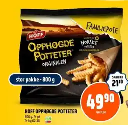 Coop Obs Hoff opphøgde potteter tilbud