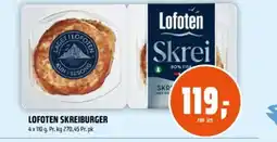 Coop Obs Lofoten skreiburger tilbud