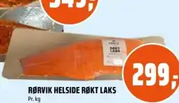 Coop Obs Rørvik helside røkt laks tilbud