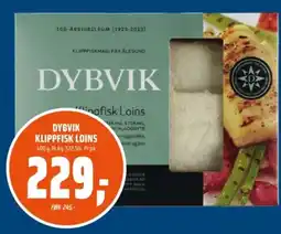 Coop Obs Dybvik klippfisk loins tilbud