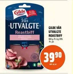 Coop Obs Gilde vår utvalgte roastbiff tilbud
