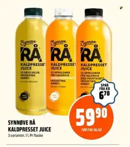 Coop Obs Synnøve rå kaldpresset juice tilbud