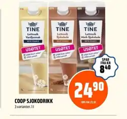 Coop Obs Coop sjokodrikk tilbud