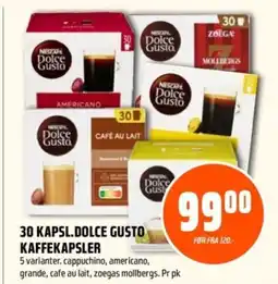 Coop Obs 30 kapsl.dolce gusto kaffekapsler tilbud