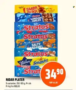 Coop Obs Nidar plater tilbud