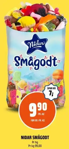 Coop Obs Nidar smågodt tilbud