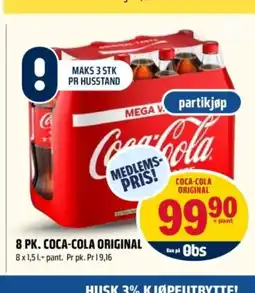 Coop Obs 8 pk. coca-cola original tilbud