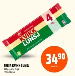 Coop Obs Freia kvikk lunsj tilbud