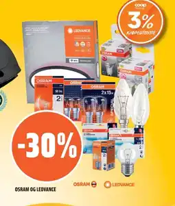 Coop Obs Osram og ledvance tilbud