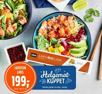 Coop Obs Lofoten laks tilbud