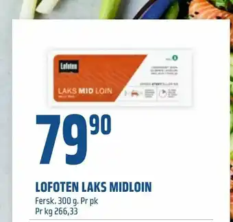 Coop Obs Lofoten laks midloin tilbud