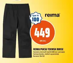 Coop Obs REIMA Puksu teknisk bukse tilbud