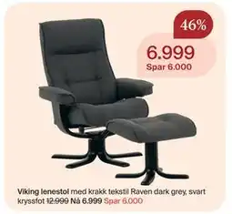 Møbelringen Viking lenestol tilbud