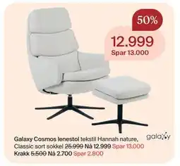 Møbelringen Galaxy Cosmos lenestol tilbud