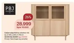 Møbelringen Collum skap K03 tilbud