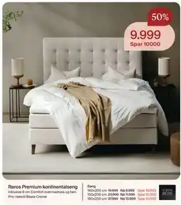 Møbelringen Røros Premium kontinentalseng tilbud