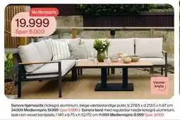 Møbelringen Sonora hjørnesofa, Medlemspris tilbud