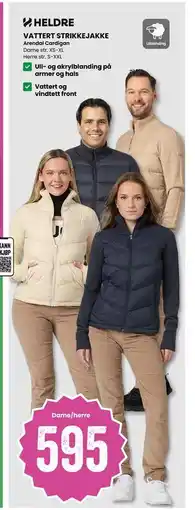 Sport Outlet VATTERT STRIKKEJAKKE tilbud