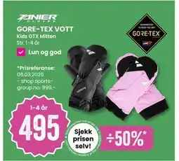 Sport Outlet GORE-TEX VOTT tilbud