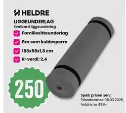 Sport Outlet LIGGEUNDERLAG tilbud