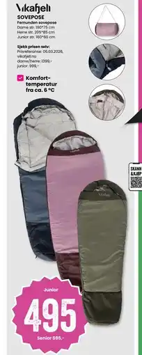 Sport Outlet Femunden sovepose tilbud