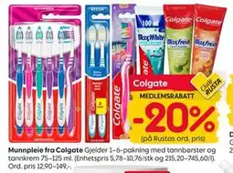 Rusta Colgate tilbud