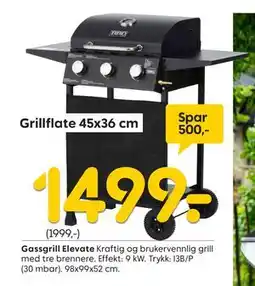 Rusta Gassgrill Elevate tilbud
