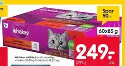 Rusta Whiskas våtfôr, katt tilbud