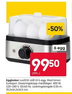 Rusta Eggkoker tilbud