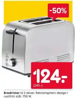 Rusta Brødrister tilbud