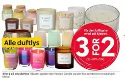 Rusta 3 for 2 på alle duftlys tilbud