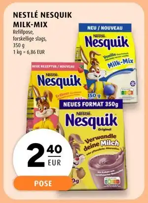 NESTLÉ NESQUIK MILK-MIX, EUR 2.4