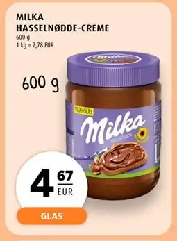 Scandinavian Park MILKA HASSELNØDDE-CREME, EUR 4.67 tilbud