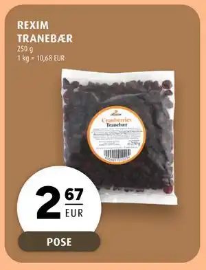Scandinavian Park REXIM TRANEBÆR, EUR 2.67 tilbud