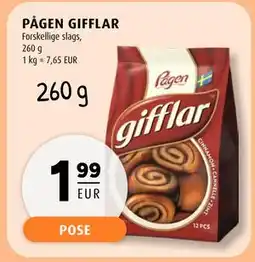 Scandinavian Park PÅGEN GIFFLAR, EUR 1.99 tilbud
