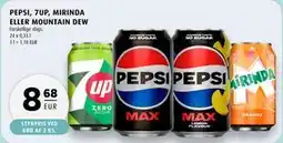 Scandinavian Park PEPSI, 7UP, MIRINDA ELLER MOUNTAIN DEW, EUR 8.68 tilbud