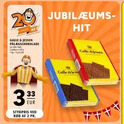 Scandinavian Park GALLE & JESSEN PÅLÆGSCHOKOLADE, EUR 3.33 tilbud