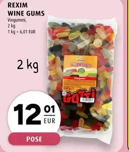 Scandinavian Park REXIM WINE GUMS, EUR 12.01 tilbud