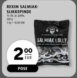 Scandinavian Park REXIM SALMIAKSLIKKEPINDE, EUR 2 tilbud