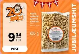 Scandinavian Park REXIM CASHEWKERNER NATUREL, EUR 9.34 tilbud