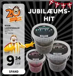 Scandinavian Park REXIM LAKRIDSKUGLER, EUR 9.34 tilbud