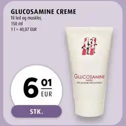 Scandinavian Park GLUCOSAMINE CREME, EUR 6.01 tilbud