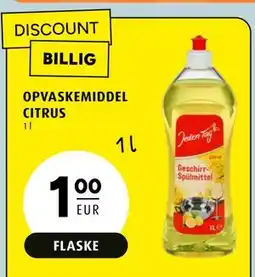 Scandinavian Park OPVASKEMIDDEL CITRUS, EUR 1 tilbud