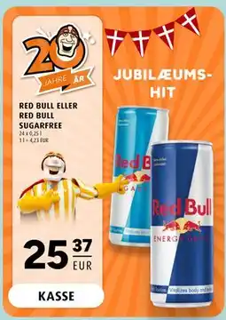 Scandinavian Park RED BULL ELLER RED BULL SUGARFREE, EUR 25.37 tilbud