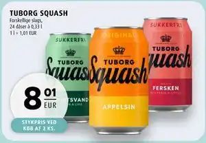 Scandinavian Park TUBORG SQUASH, EUR 8.01 tilbud