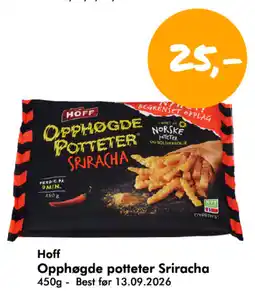 Havaristen Hoff opphøgde potteter sriracha tilbud