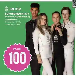 Sport Outlet Snjór superundertøy tilbud