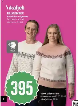 Sport Outlet Vikafjell ullgenser breidalen ullgenser tilbud